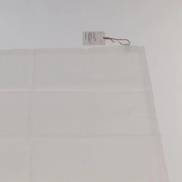 HERMES Handkerchief Cotton White Auth 101161 - Picture 3 of 10